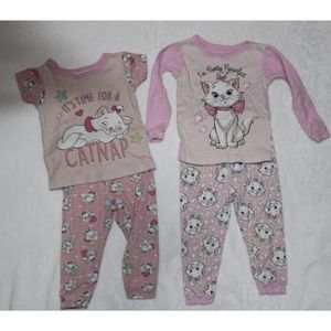 Bundle of Disney Baby Aristocat Marie Pajamas Size 18 months